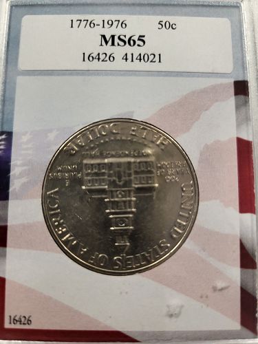 1976 D KENNEDY HALF DOLLAR BICENTENNIAL MS-65