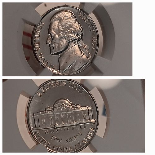 1955 Jefferson Nickel NGC Proof 67
