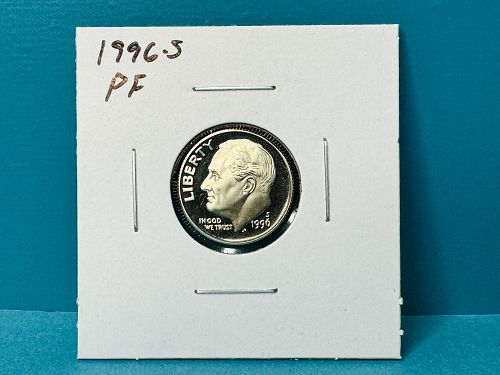 1996-S Proof Roosevelt Dime