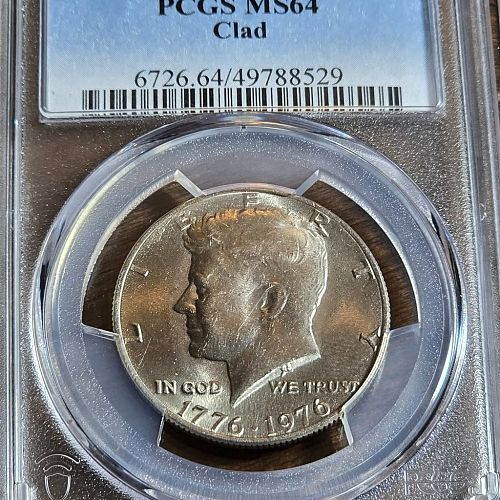 1976 Kennedy Half Dollar - PCGS CERTIFIED MS64!
