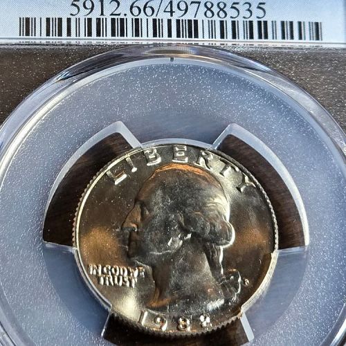 1982-P Washington Quarter - PCGS Certified MS66!