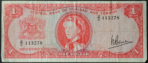 Trinidad & Tobago P26c Dollar Fine+