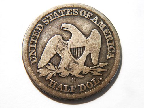 1854-O Seated Liberty Silver Half Dollar