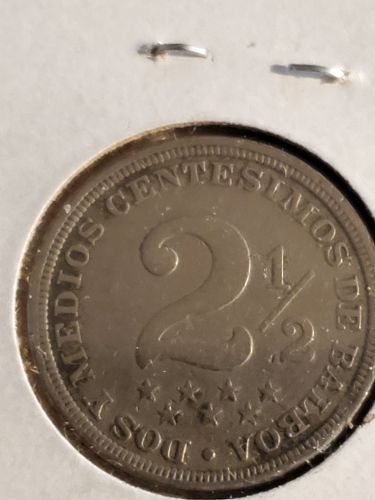 1907 Panama 2 1/2 Centesimos
