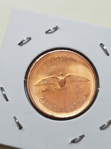 1967 Canada 1 Cent One Penny AU