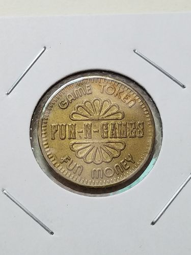 Token - Fun-N-Games Youngstown, Ohio Fun Money Game Coin