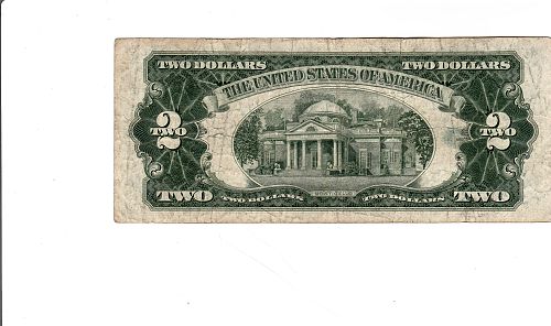1953   A   TWO DOLLAR  FEDERAL RESERVE NOTE