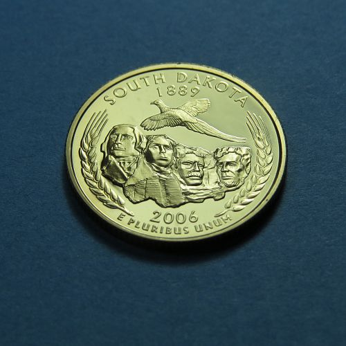 2006-S SOUTH DAKOTA STATE QUARTER (PROOF QUARTER)  LOT H105