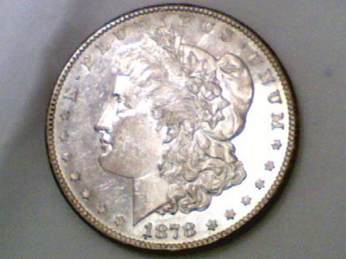 1878 Morgan Silver Dollar:  AU++/MS