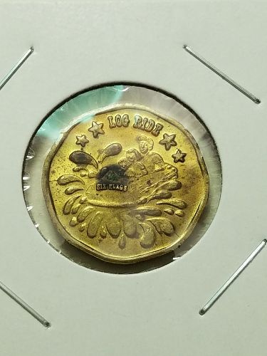 Six Flags Log Ride Token Coin 6