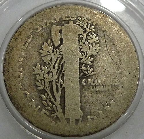 1917-D  AG  Mercury Dime About GOOD ( SM-S)