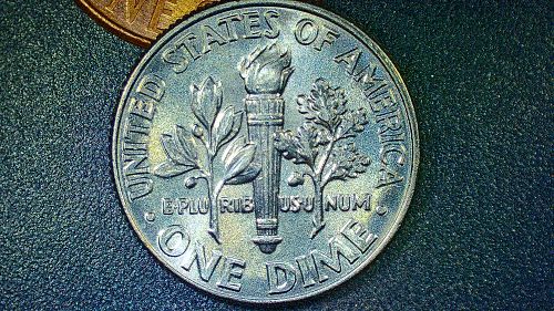 2023 P Roosevelt Dime Gem Brilliant Uncirculated Beautiful Toning Full Bands