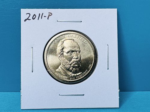2011-P James A Garfield Presidential Dollar
