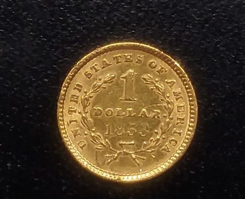 1853 Liberty Head Gold Dollar     75637