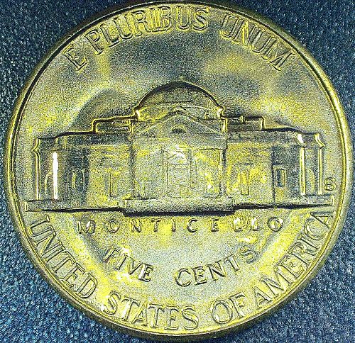 1954 S&D Jefferson Nickel Brilliant Uncirculated