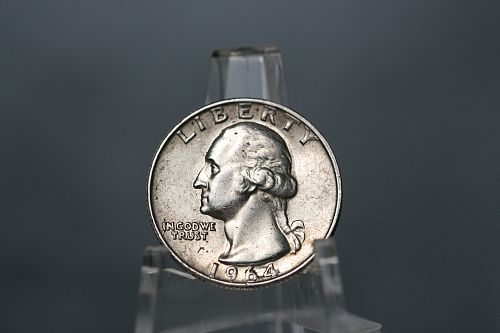 1964P Washington Quarter 90% Silver XF++