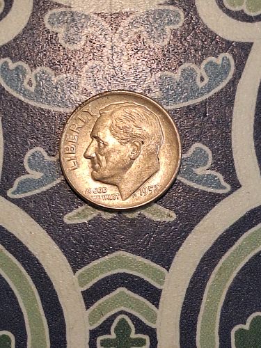 1952 D ROOSEVELT DIME       ca14