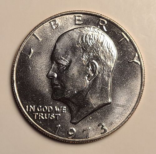 1973-D Eisenhower Dollar MS-63 (Choice BU)