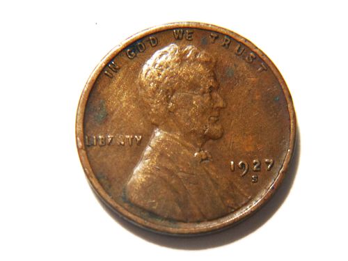 1927-S Lincoln Wheat Cent