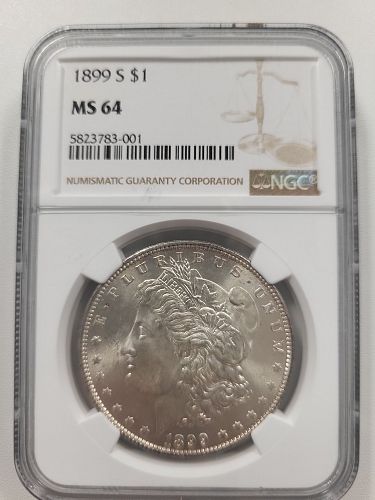 1899 S Morgan Dollar MS-64