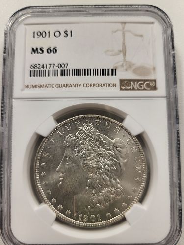 1901 O Morgan Dollar MS-66
