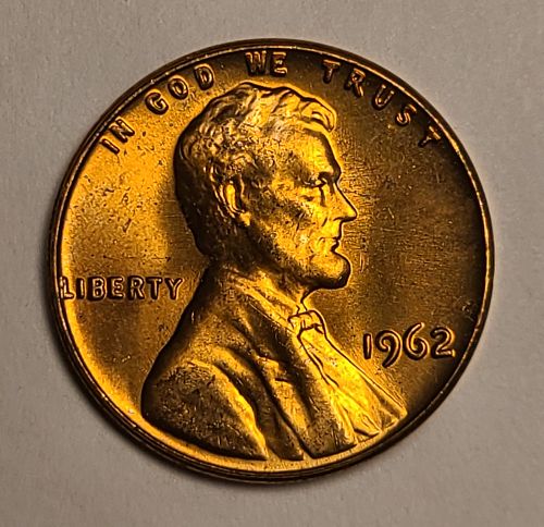 1962 Lincoln Cent MS-64 (Near Gem) RED