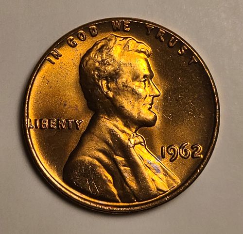 1962 Lincoln Cent MS-64 (Near Gem) RED
