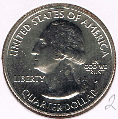 25 Cents / Quarter Salt River Bay , U.S. Virgin Islands, 2020 S