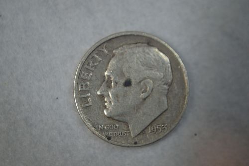 1953 D Roosevelt Dimes