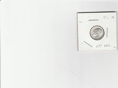 1964   P  SILVER   ROOSEVELT DIME