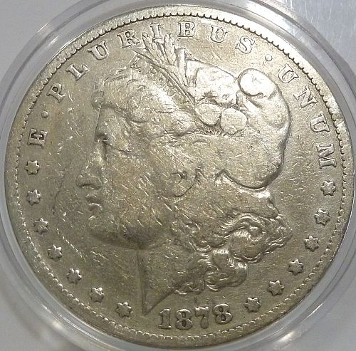 1878-S VERY GOOD MORGAN DOLLAR VG # 001