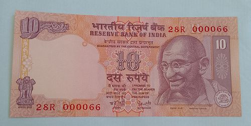 INDIA  YY REDDY LOWER NUMBER 000066