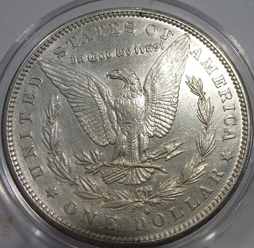 1881-S ABOUT UNCIRCULATED MORGAN DOLLAR # 400-03