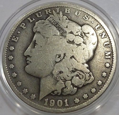1901-P VERY GOOD MORGAN DOLLAR VG # 400-54