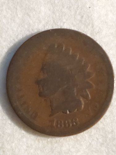 1868 Indian Head Cent