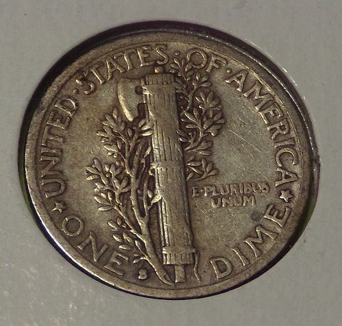 1935S Mercury Dime  #10-1935S-1