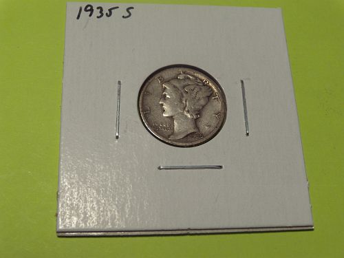 1935S Mercury Dime  #10-1935S-1