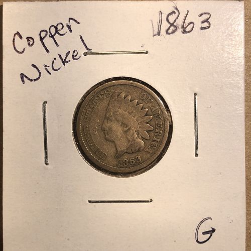 1863 Indian Head Cent - #3587
