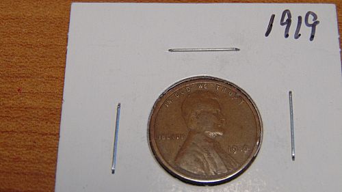 1919-P Lincoln Wheat Cent*Good Condition.105 Years Old!
