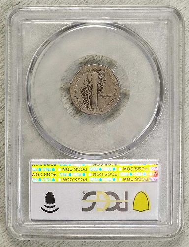 1916-D Mercury Dime, Key Date, Good+, PCGS/CAC Good-6