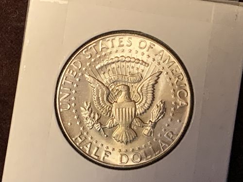 1968 D 40% SILVER KENNEDY HALF DOLLAR  IN BRILLIANT UNCIRCULATED CONDITION