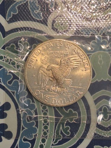 1971 S EISENHOWER DOLLAR       BLUE IKE