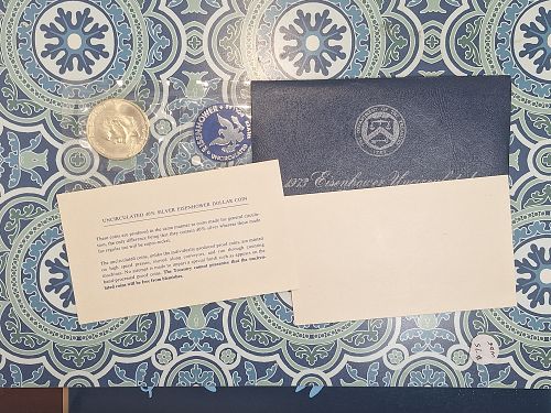 1973 S EISENHOWER DOLLAR       BLUE IKE