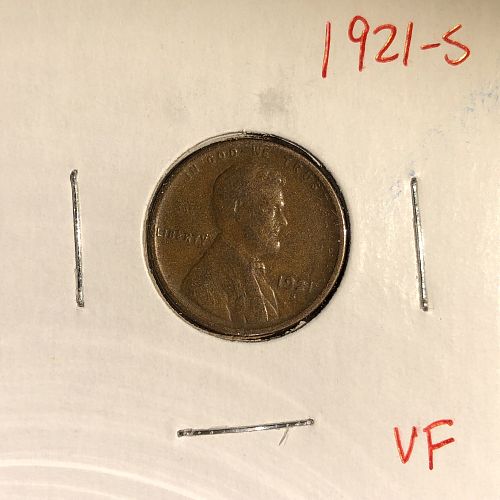 1921-S Lincoln Wheat Cent - #0143