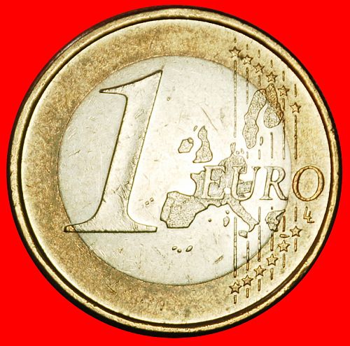 Ⰶ PHALLIC TYPE (2002-2006): GERMANY ★ 1 EURO 2004G BADEN-WUERTTEMBERG! MINT LUSTRE!