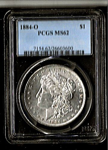 1884 "O" Morgan Dollar***BU***PCGS MS62
