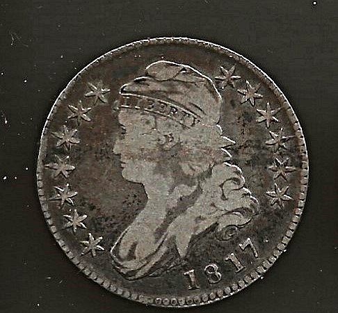 1817  Capped Bust Half Dollar Normal Date***F***