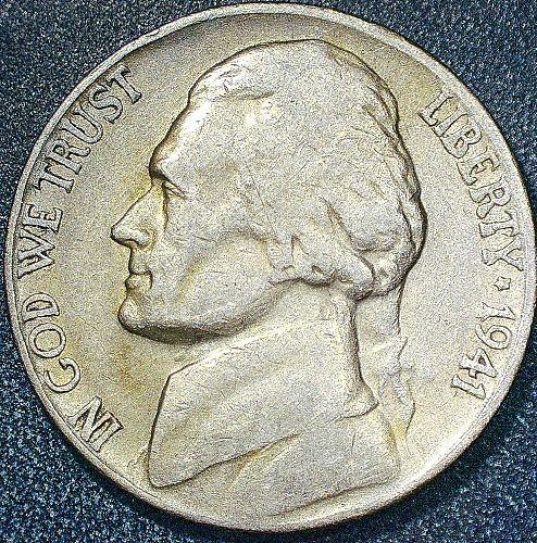 1941 S Jefferson Nickel