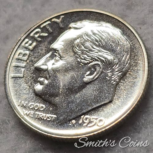 1950 ~ Mercury Dime ~ Proof