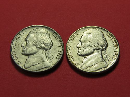 1973-P & 1973-D JEFFERSON NICKELS ~ (LOT OF 2 COINS) ~ LOT H245